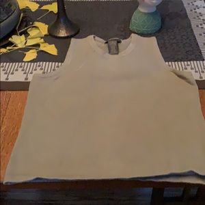 Banana Republic Sleeveless Sweater in Olive